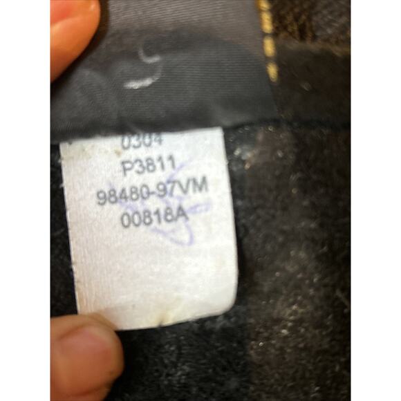 Harley Davidson Black Leather Men's Biker Chaps 98480-97VM Medium Logo snaps EUC - Picture 11 of 14